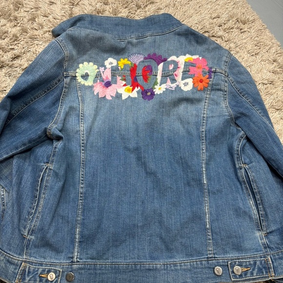 Anthropologie Classic Blue Jean Jacket - Picture 2 of 9
